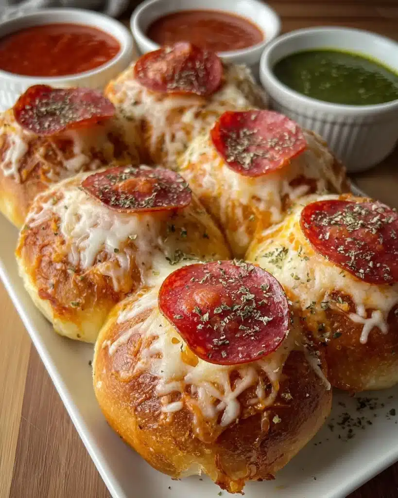 Savory Baked Italian Pepperoni Rolls Recipe
