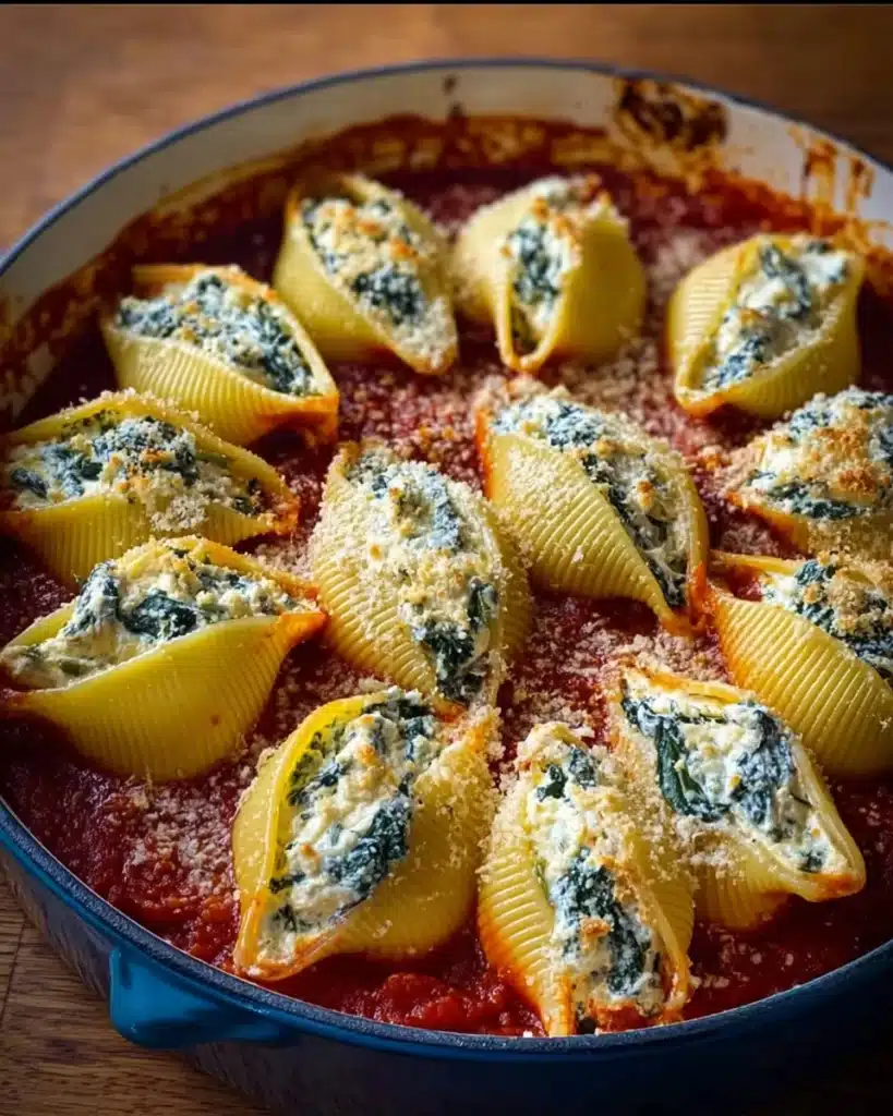 Spinach and Ricotta Stuffed Shells Recipe