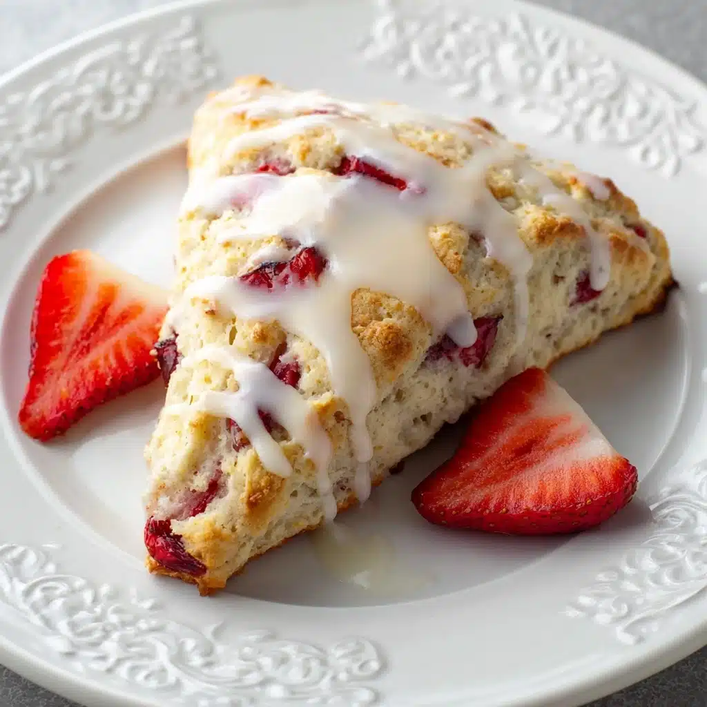 Strawberries and Cream Scones Recipe 5 Strawberries and Cream Scones Recipe - Recipe Image
