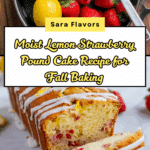 Lemon Strawberry Pound Cake Recipe