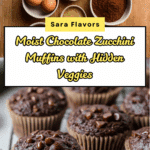 Healthy & Moist Chocolate Zucchini Muffins Recipe