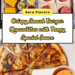 Smash Burger Quesadillas Recipe