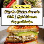 Chipotle Chicken Avocado Melt (Panera Copycat!) Recipe