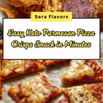 Keto Parmesan Pizza Crisps (2 Ingredients) Recipe