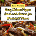 Sizzling Chinese Pepper Steak with Onions Recipe