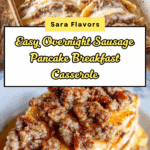 Overnight Sausage Pancake Breakfast Casserole Recipe