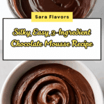Silky Smooth Easy Chocolate Mousse Just 3 Ingredients Recipe
