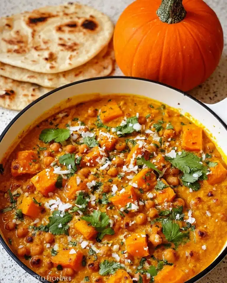 Pumpkin Curry with Chickpeas and Coconut Recipe