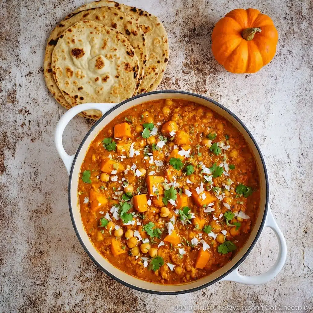 Pumpkin Curry with Chickpeas and Coconut Recipe 5 Pumpkin Curry with Chickpeas and Coconut Recipe - Recipe Image
