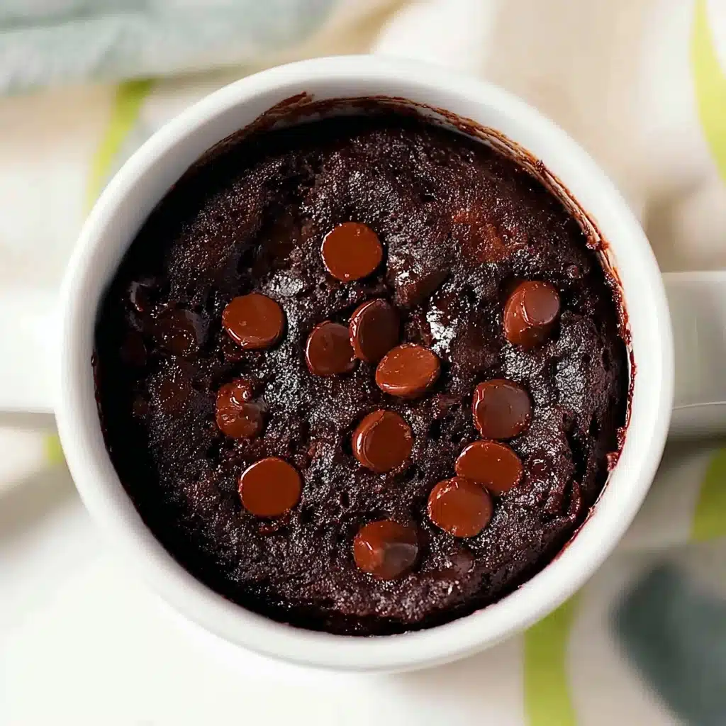 Brownie in a Mug (Eggless) Recipe - Recipe Image