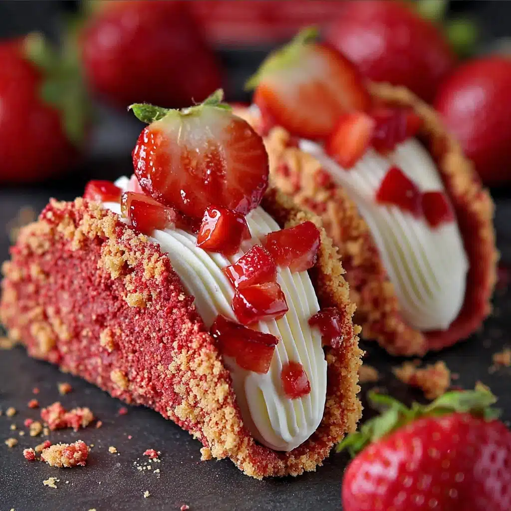 Strawberry Crunch Cheesecake Tacos Recipe 5 Strawberry Crunch Cheesecake Tacos Recipe - Recipe Image