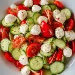 Cucumber Caprese Salad Recipe