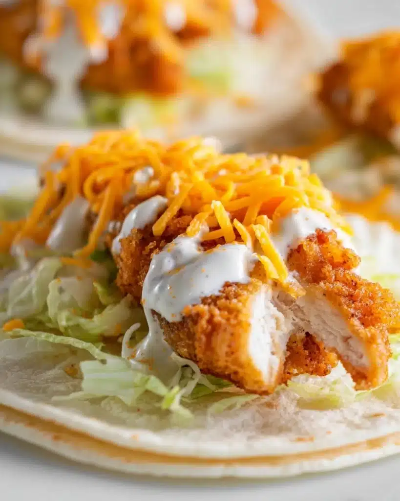 McDonald's Crispy Chicken Ranch Snack Wrap (Copycat!) Recipe