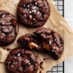 Salted Caramel Dark Chocolate Cookies Recipe