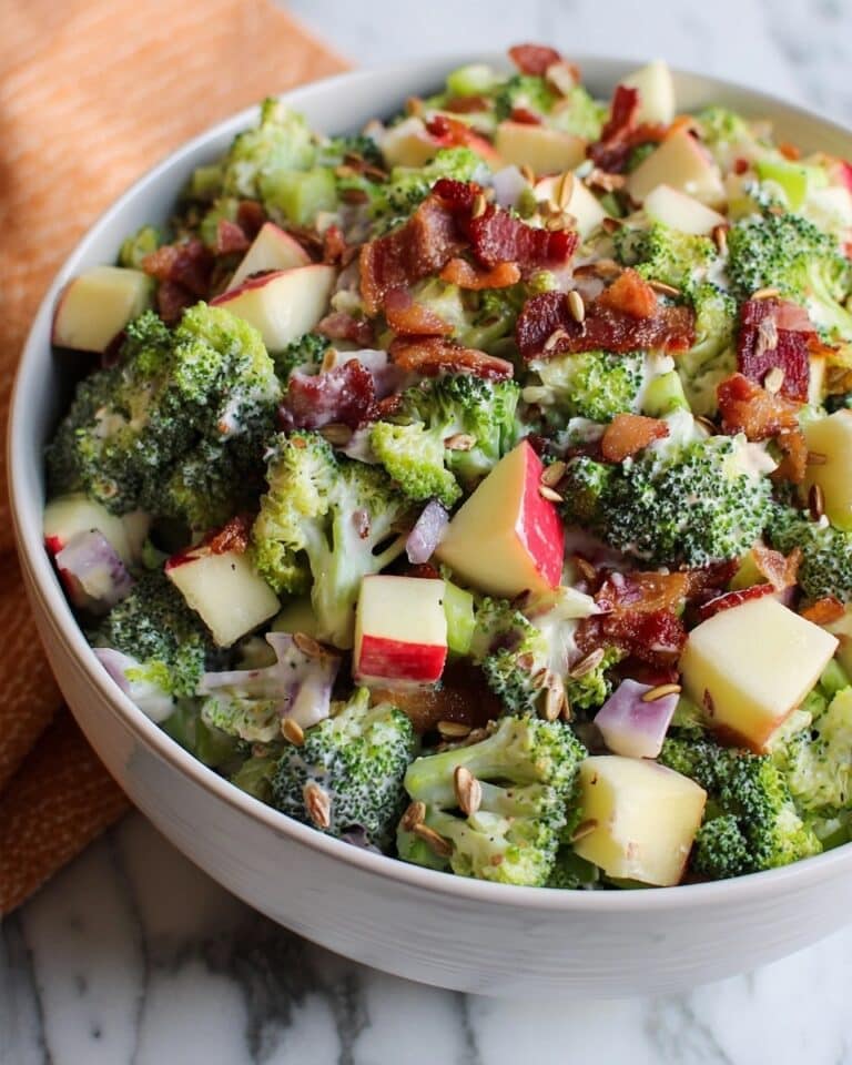 Honeycrisp Apple and Broccoli Salad with Yogurt Dressing Recipe