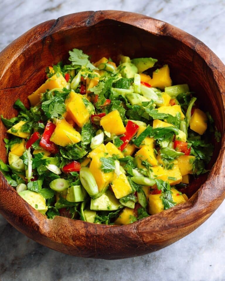 The Best Mango Avocado Salad (Healthy & Nourishing) Recipe