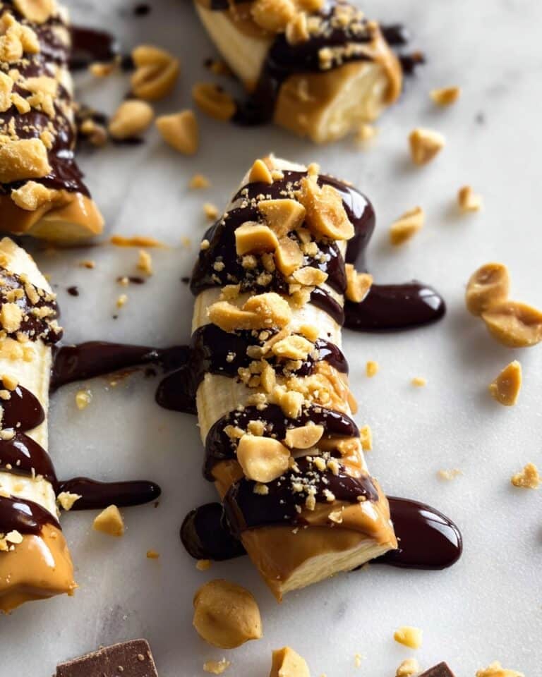 Healthy Frozen Snickers Bananas Recipe
