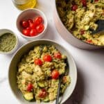 One-Pot Pesto Chicken and Rice Recipe