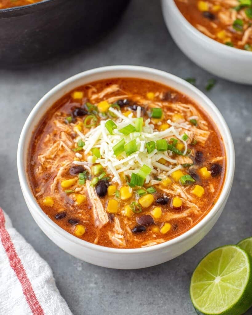 Easy Chicken Taco Soup Recipe