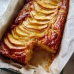 Disappearing Caramel Apple Pie with Vanilla Ice Cream Recipe