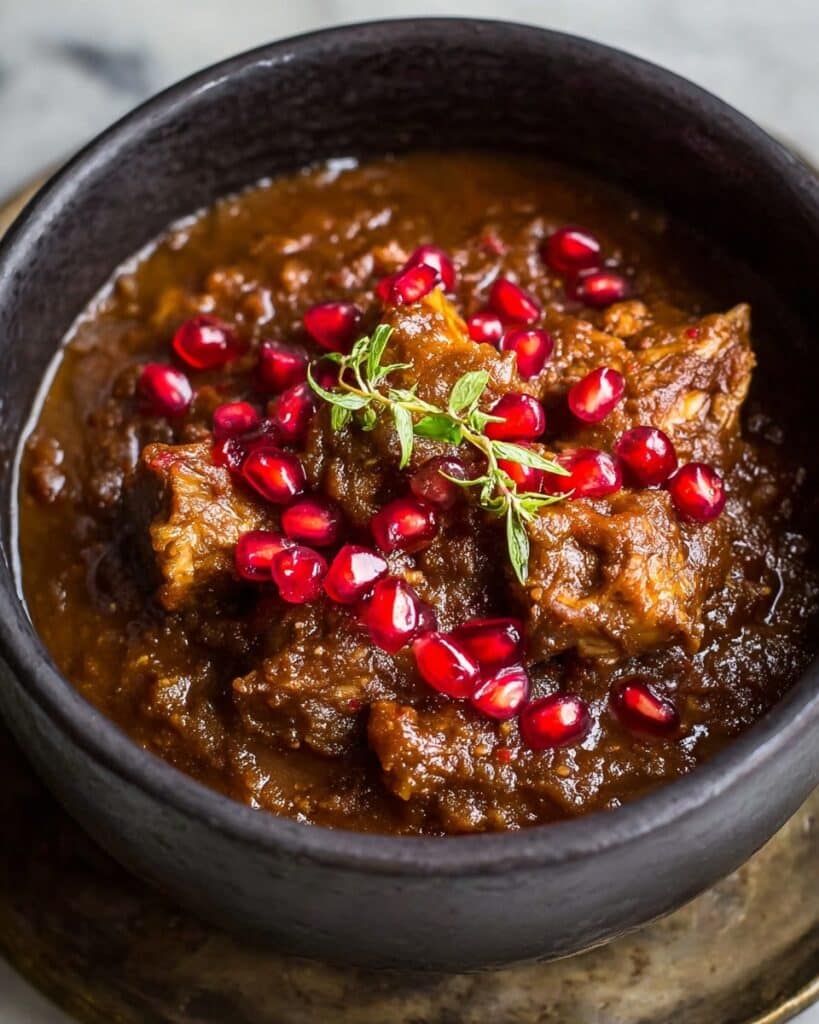 Fesenjan (Persian Pomegranate Chicken) Recipe