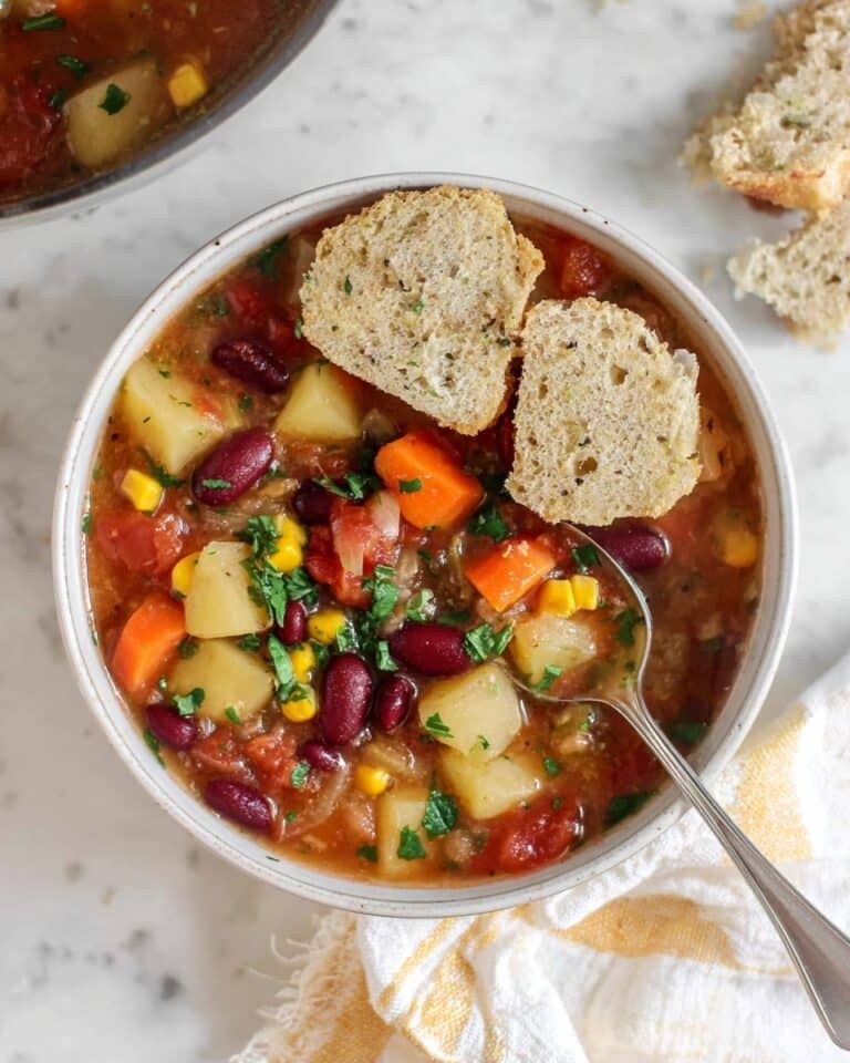 Yummiest Veggie-Loaded Vegetable Soup Recipe