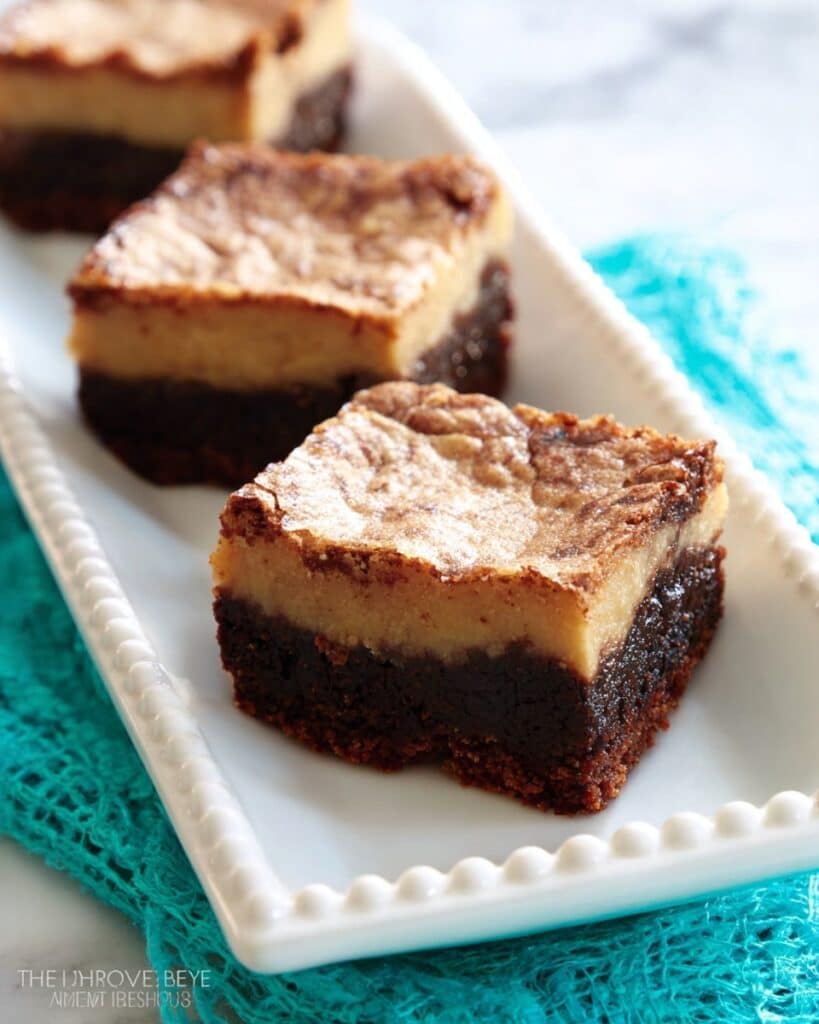 Peanut Butter Chocolate Gooey Butter Cake Recipe