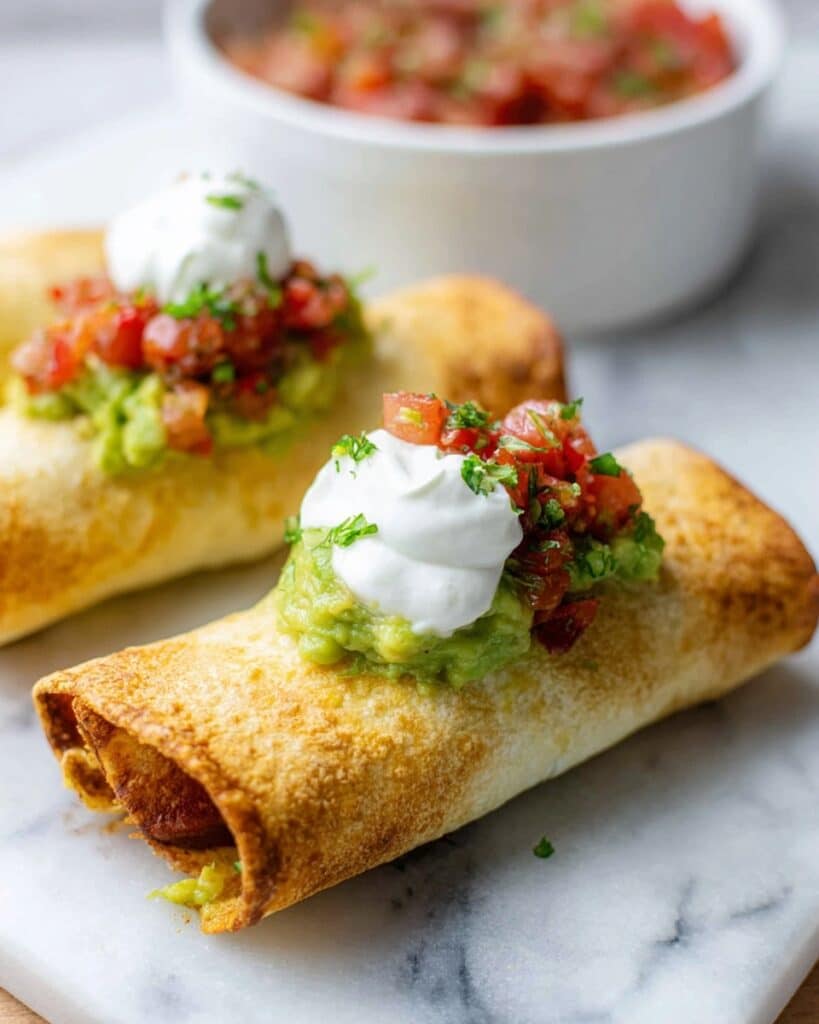 Baked Chicken Chimichanga Recipe