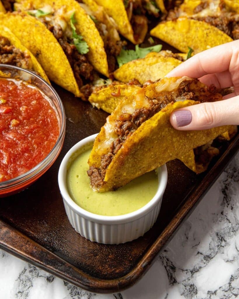 Crispy Ground Beef Tacos Recipe