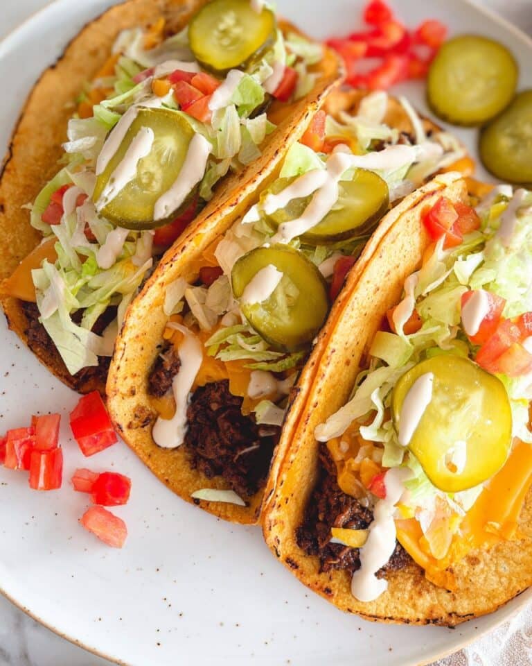 Smash Burger Tacos Recipe