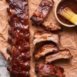 Oven Baked Beef Short Ribs with Homemade Barbecue Sauce Recipe