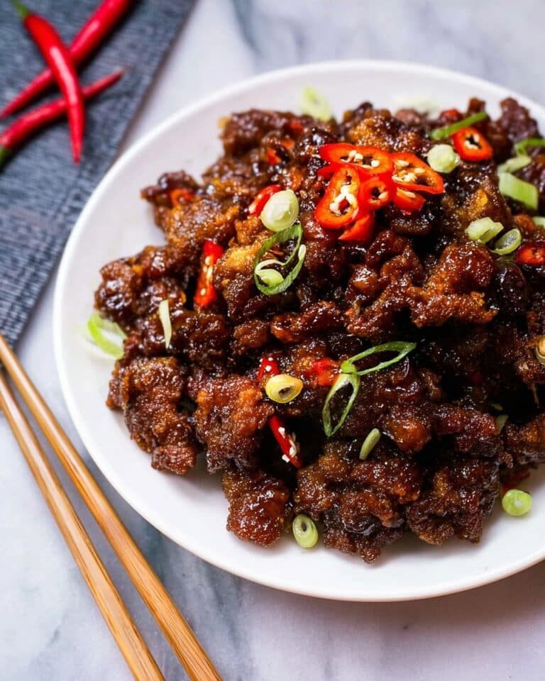 Crispy Chilli Beef Recipe