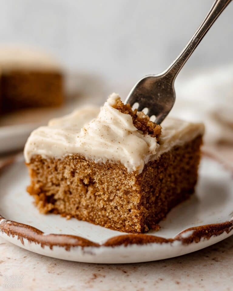 Super Moist Spice Cake with Brown Butter Cream Cheese Frosting Recipe