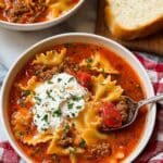 One Pot Lasagna Soup Recipe