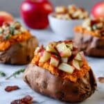 Apple Beef Stuffed Sweet Potatoes Recipe