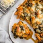 Butternut Squash and Spinach Pasta Pie Recipe