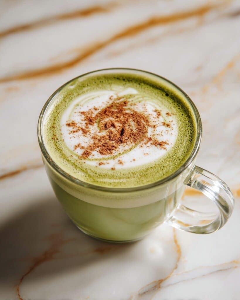 Cinnamon Matcha Latte Recipe