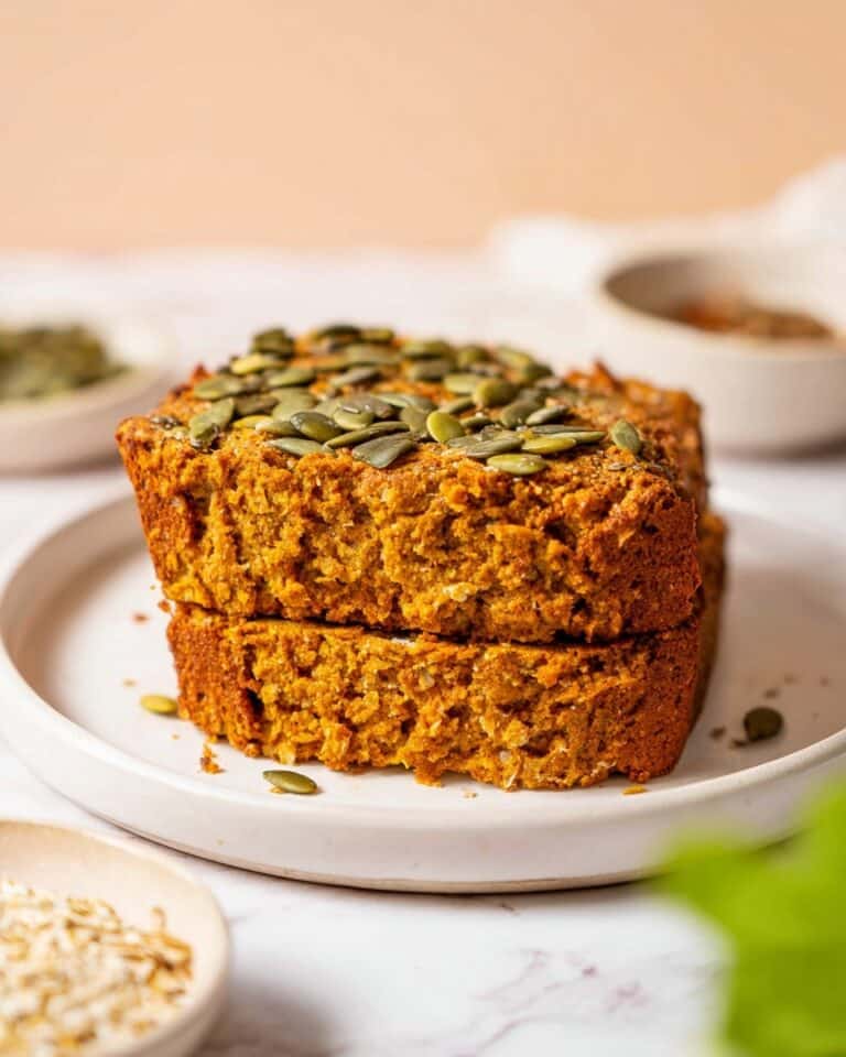 Healthy Pumpkin Oat Bread Recipe