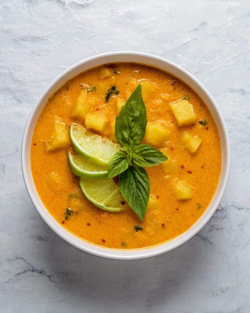 Vegan Red Lentil Sweet Potato Curry Recipe