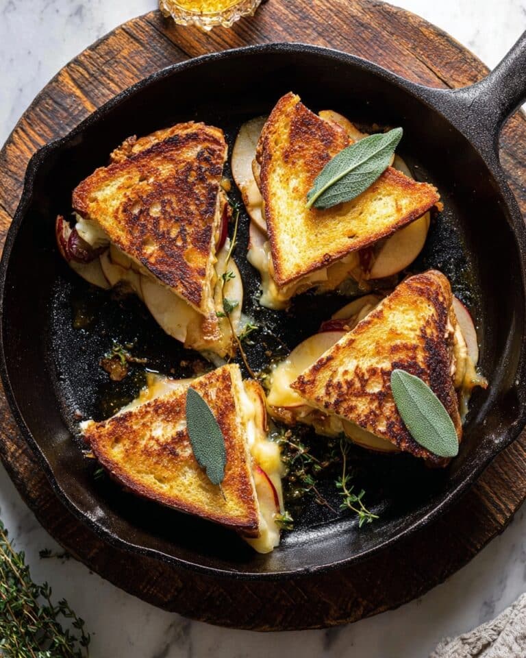French Onion and Apple Grilled Cheese Recipe