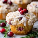 Cranberry Muffins with Orange Glaze Recipe