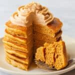 Sourdough Pumpkin Pancakes with Cinnamon Honey Butter Recipe