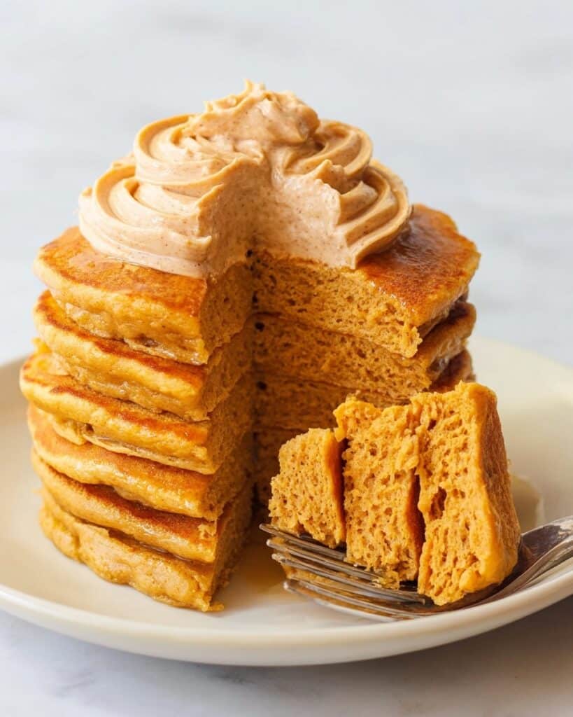 Sourdough Pumpkin Pancakes with Cinnamon Honey Butter Recipe