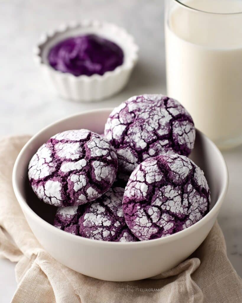 Ube Crinkles Recipe