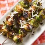 Grilled Brussels Sprouts with Balsamic and Parmesan Recipe