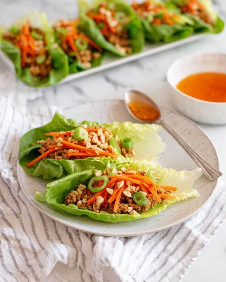 Teriyaki Chicken Lettuce Wraps Recipe