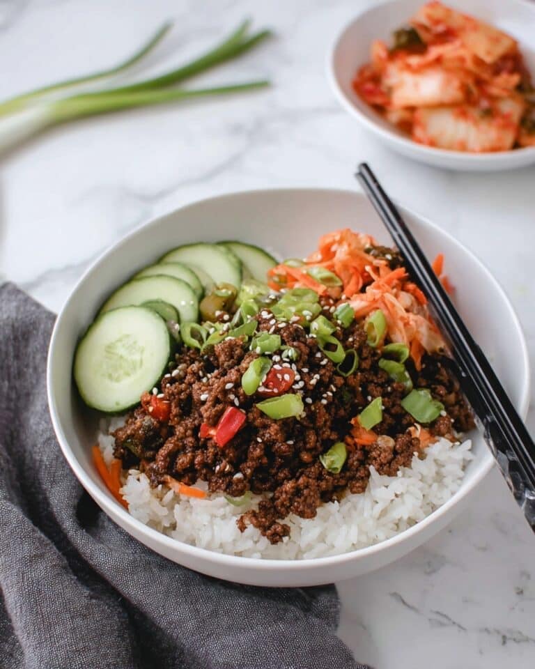 Ground Beef Bulgogi (25 Minute Korean Beef Bowl) Recipe