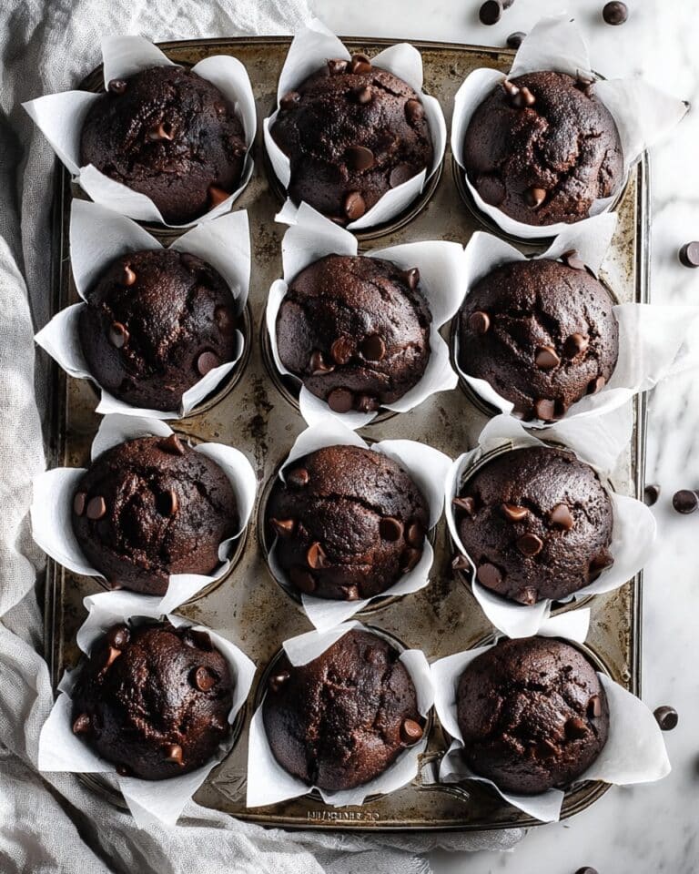 Double Chocolate Espresso Muffins Recipe