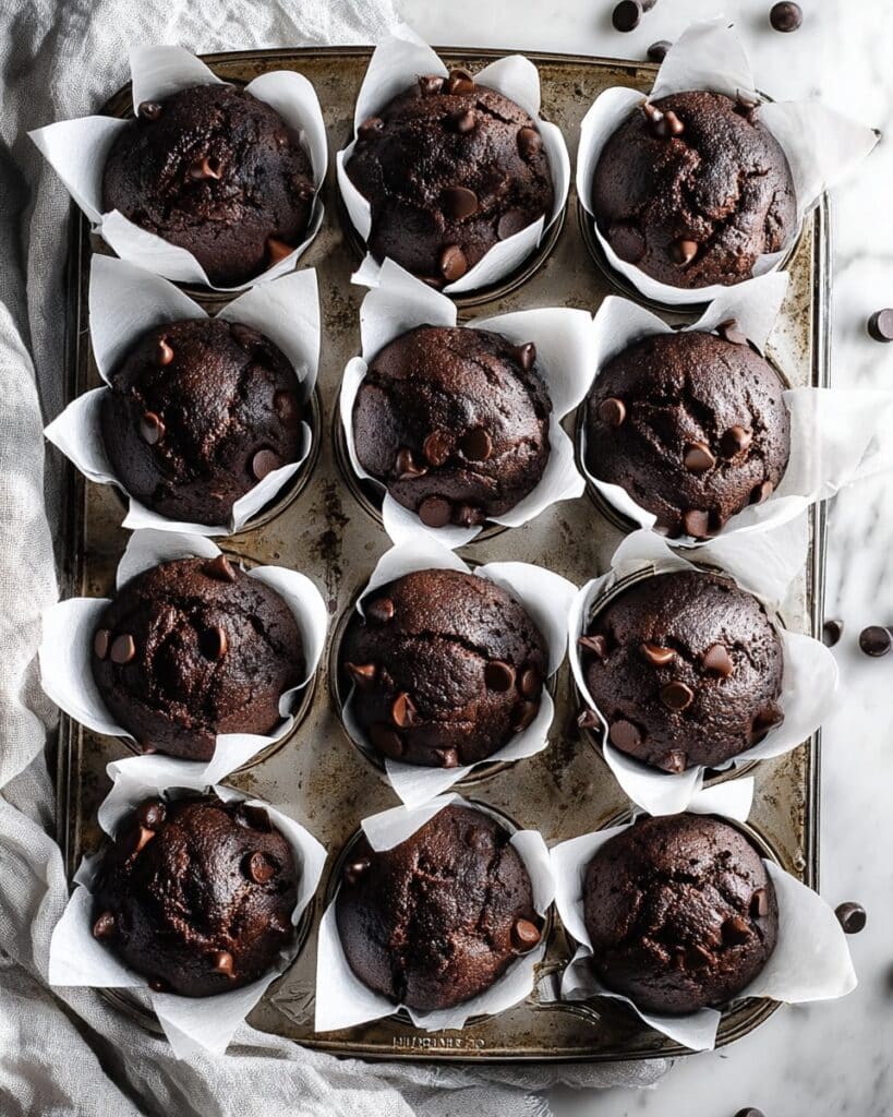 Double Chocolate Espresso Muffins Recipe