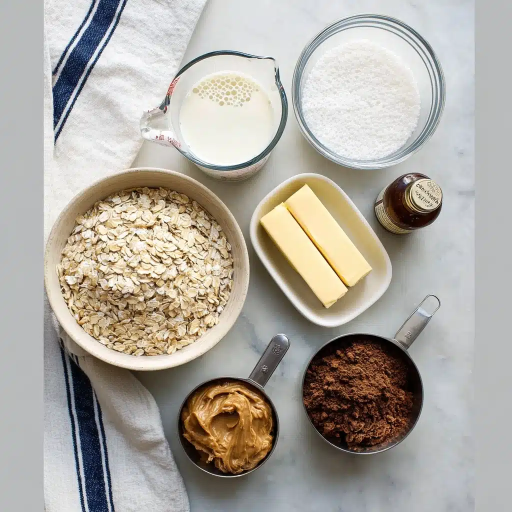 No-Bake Chocolate Oatmeal Cookies Recipe - Recipe Image